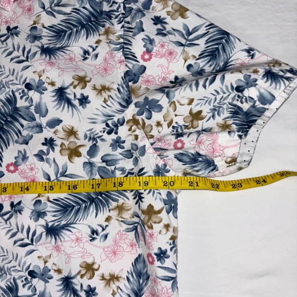 Denim & Flower Ricky Singh Floral Button-Up Shirt - Size M - Picture 6 of 7